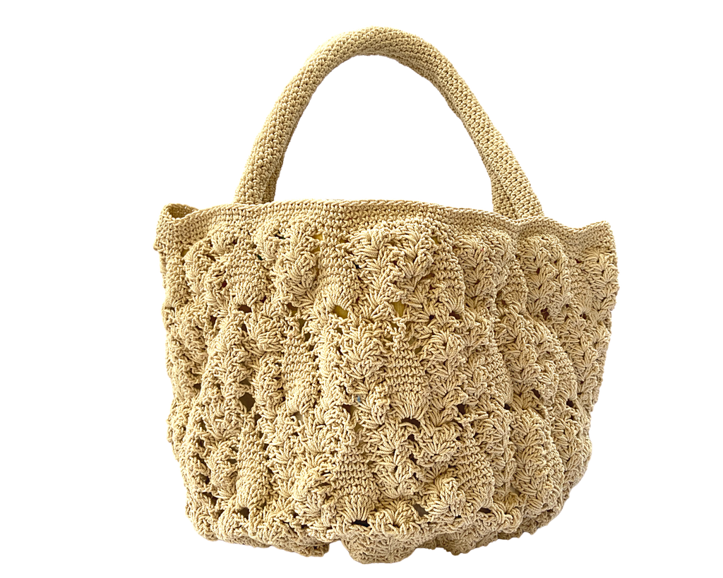 Urban Nomad Boho Crochet Shoulder Tote Bag