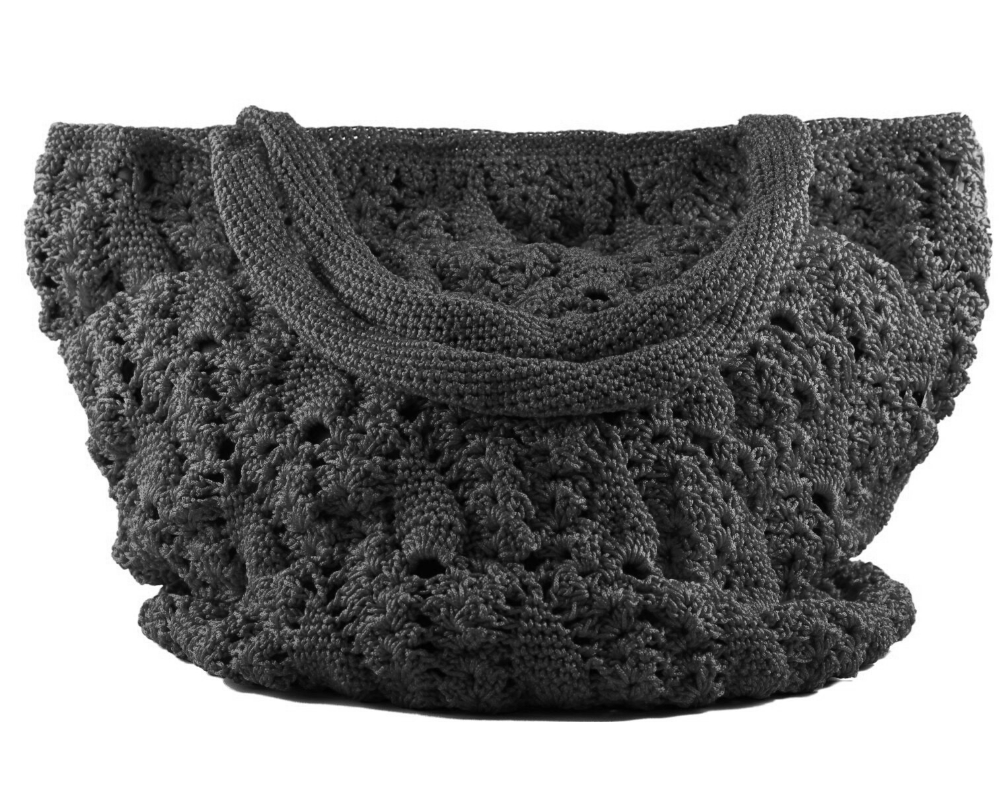Boho Slouchy Crochet Shoulder Tote Bag