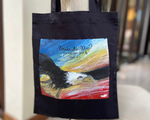 Hand painted Art Tote Bag by Lee Wei Kong