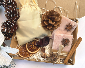 Holiday Christmas Handmade Soap Gift Box