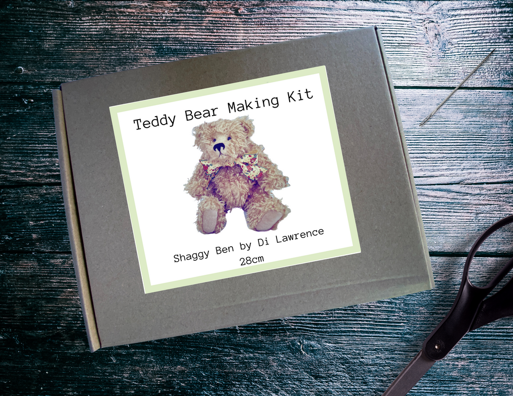 Teddy Bear Making Kit: Shaggy Ben by Di Lawrence 28 cm