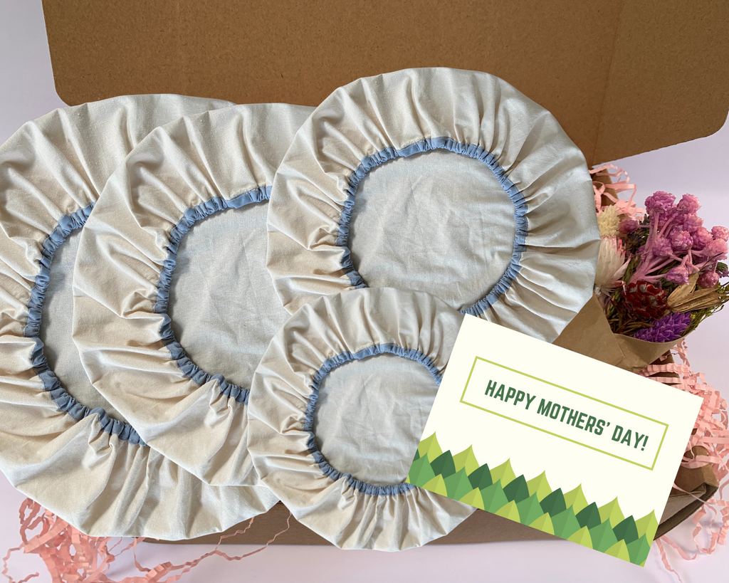 For a mum who cares for the environment: Eco reusable bowl covers Gift Box