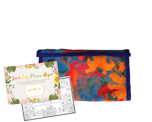 Love Joy Peace Hope Scripture Coloring Cards All-in-One Starter Pack by BBB