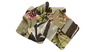Patchwork Fabric Coasters  10x10cm | 4 in a Pack