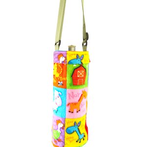 Cute Water Bottle Buddy with adjustable straps