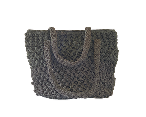 Bubbles Crochet Shoulder Tote Bag