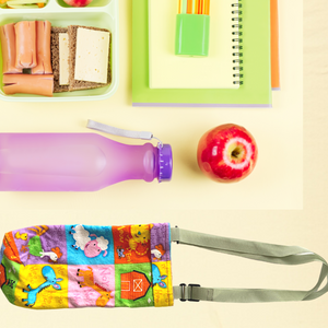 Cute Water Bottle Buddy with adjustable straps