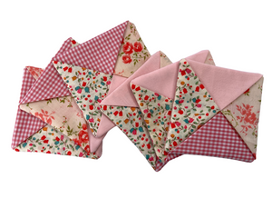 Patchwork Fabric Coasters 9x9cm | 6 in a pack