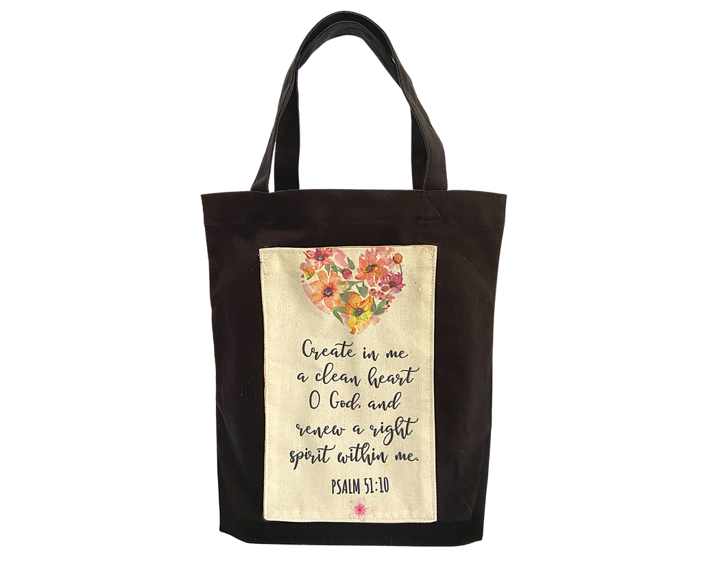Tote Bag- The Psalms Inspirational Verses bible verse, christian gift