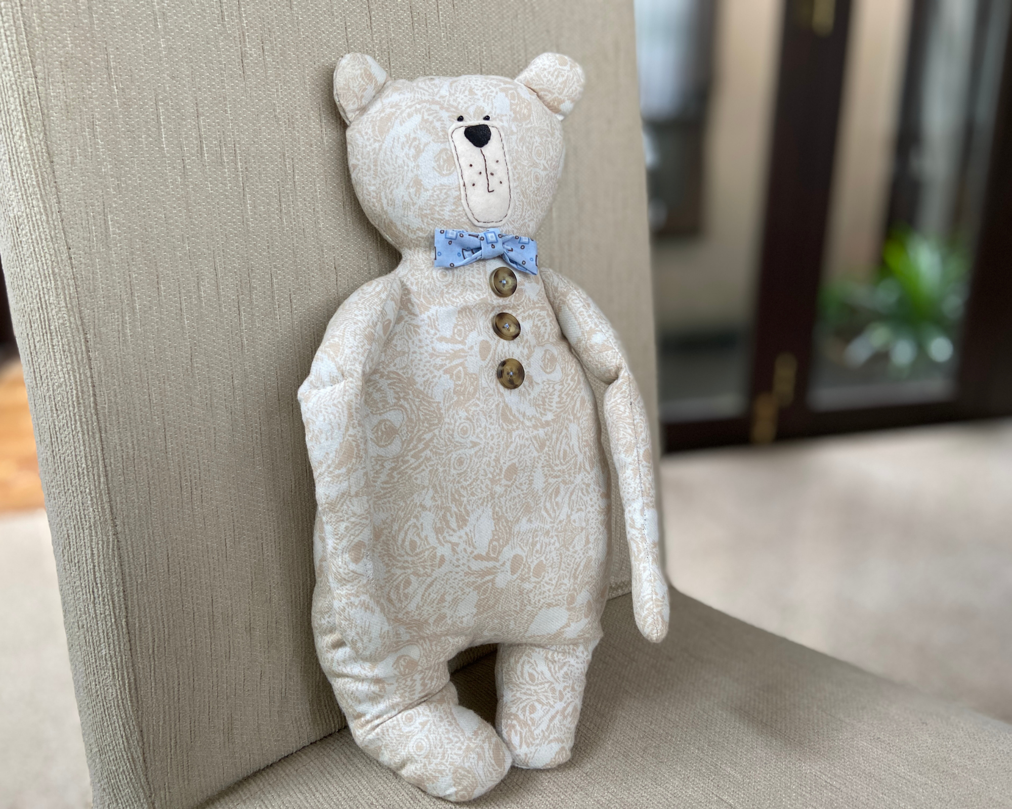 Handcrafted Collectors Teddy Bear - Winter