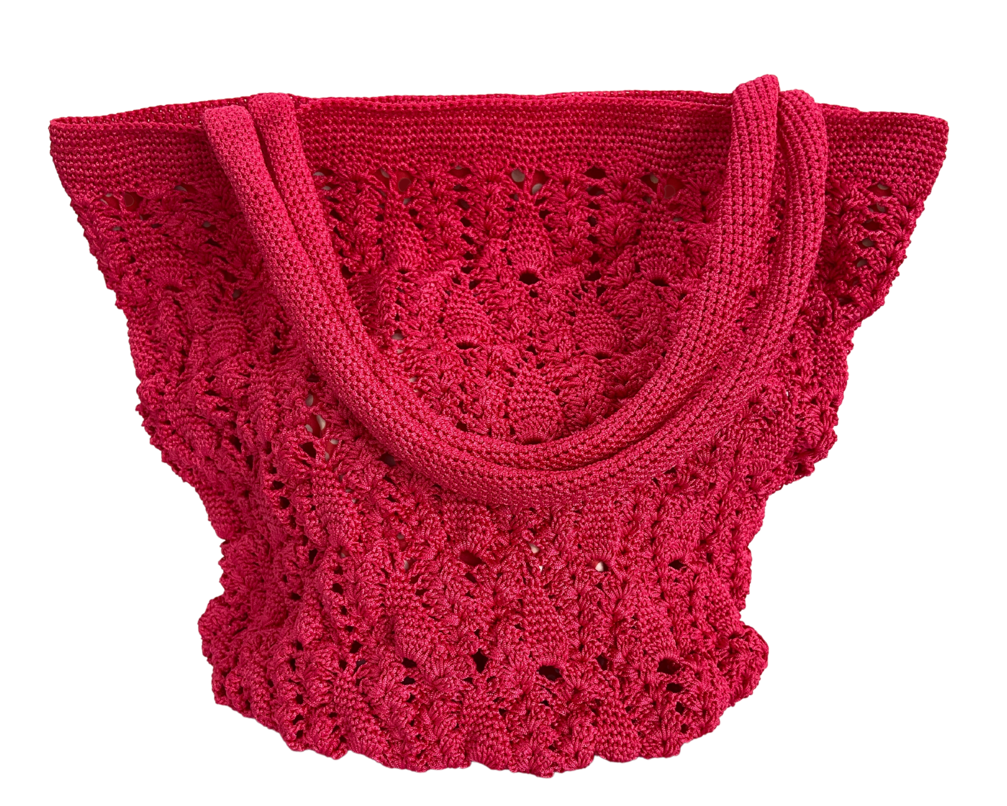 Bright & Bold Slouchy Crochet Tote Bag